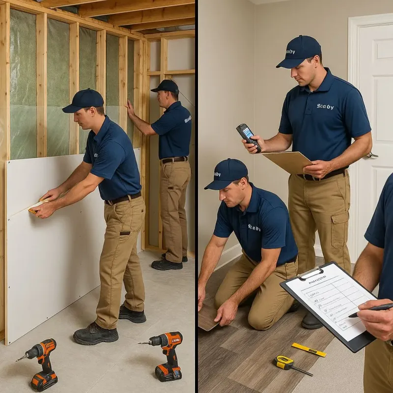Repairs and Reconstruction process in Clyde, NY